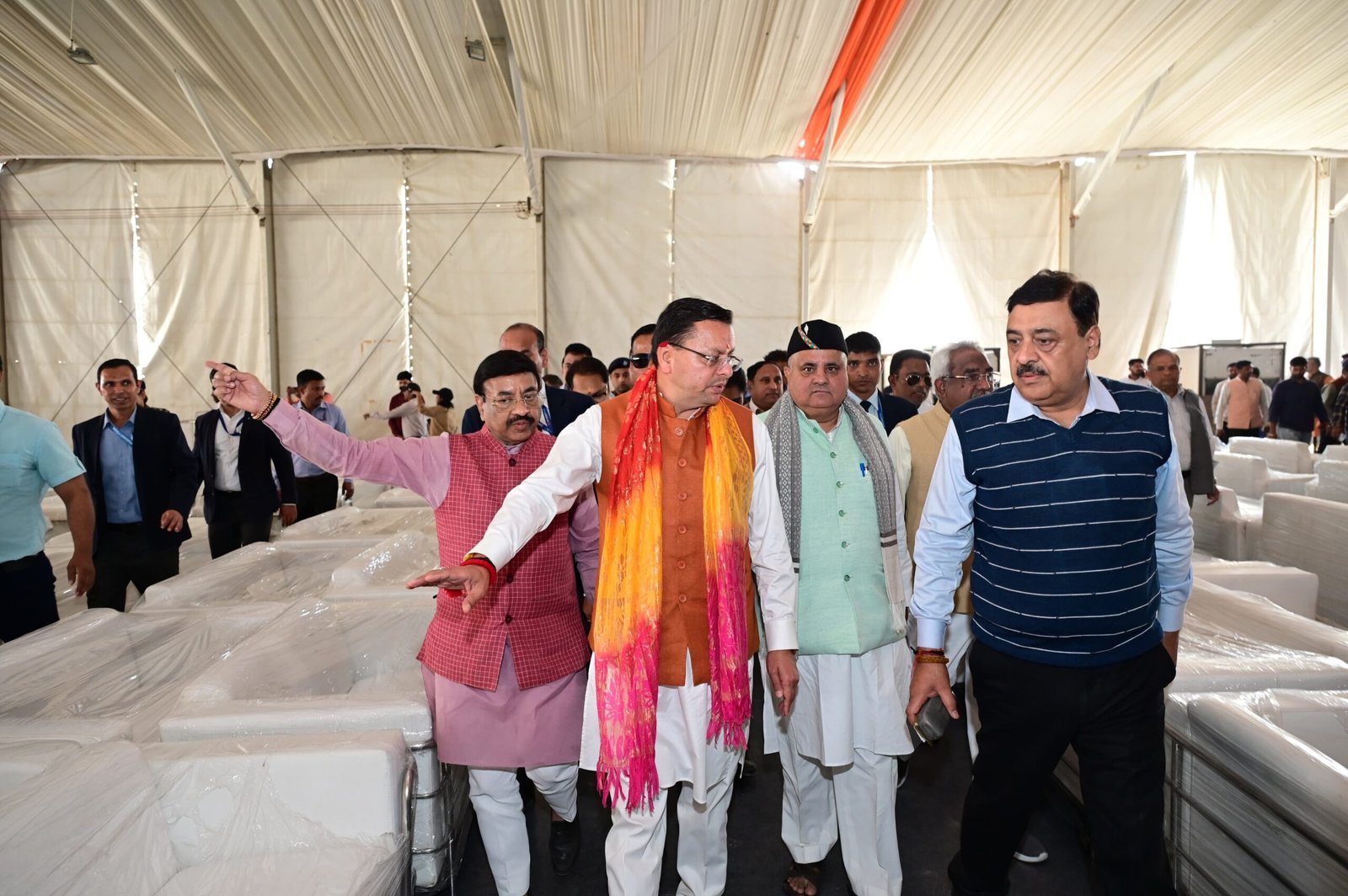 केन्द्रीय गृह एवं सहकारिता मंत्री अमित शाह का 7 मार्च का दौरा, हरिद्वार बैरागी में तैयारियों का मुख्यमंत्री ने किया स्थलीय निरीक्षण