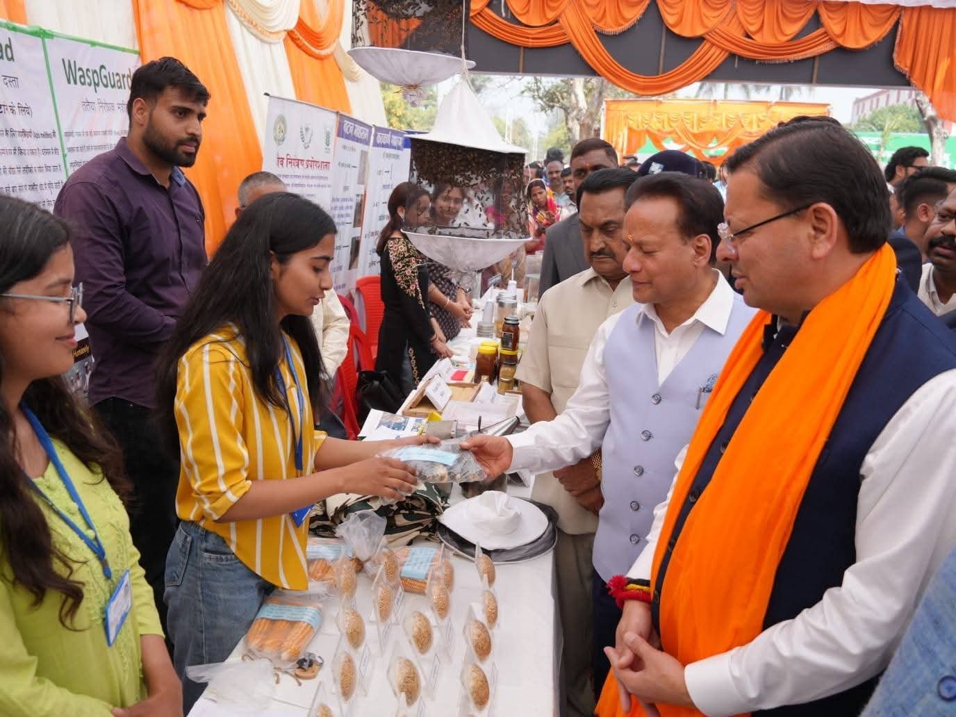 पंतनगर में 119वें अखिल भारतीय किसान मेले का मुख्यमंत्री पुष्कर सिंह धामी ने किया शुभारम्भ , किसान हमारे अन्नदाता और असली नायक हैं: मुख्यमंत्री पुष्कर सिंह धामी